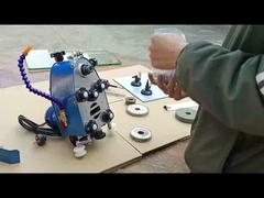 Handgeführte, tragbare, horizontale, geradlinige Schneidmaschine