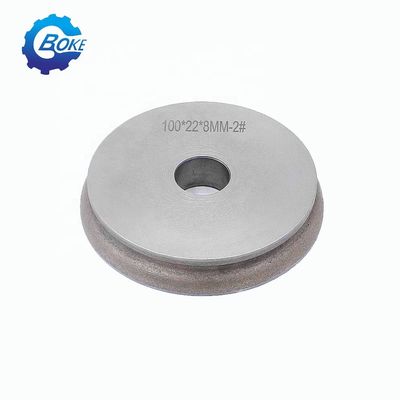 Haltbarkeit Pblog 240# Grauer Diamantschleifrad Runder Rand 12/22/30mm Schieferloch