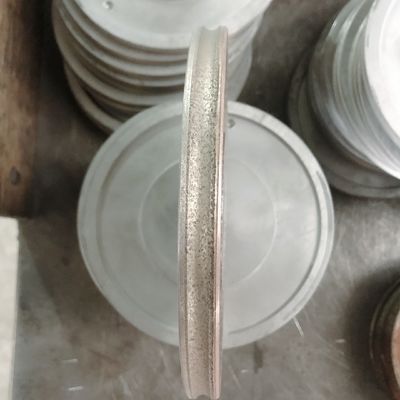 80 mm Grit kundenspezifisches Diamant-Gitterrad für Glasverarbeitungsmaschine Abrasivscheibe