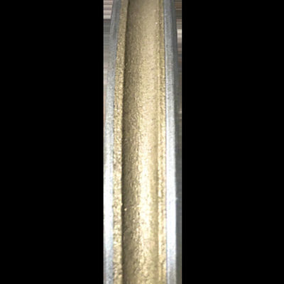 80 mm Grit kundenspezifisches Diamant-Gitterrad für Glasverarbeitungsmaschine Abrasivscheibe