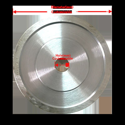 80 mm Grit kundenspezifisches Diamant-Gitterrad für Glasverarbeitungsmaschine Abrasivscheibe