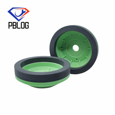 PBLOG Großhandel Harzrad roter Bevel Maschine Gebrauch Tasse Form Harzrad Glas Rand Polieren