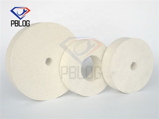 Hochwertiges und langlebiges Glas Schieferrand Polierrad Reinwolle Spiralfilz