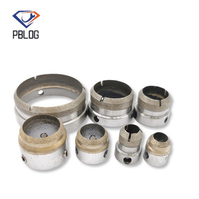 PBLOG Glasbohrstück Hohl-Chamfering-Set Diamantbohrung-Chamfering-Abdeckung Glashardware-Werkzeuge
