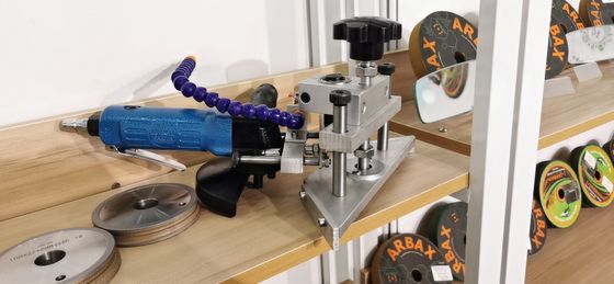 Pneumatische Glaseinfassungsmaschinen-tragbare Glasabschrägungsmaschine