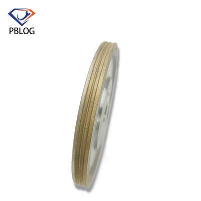 DPE Grit Diamond Grinding Wheel Double Groove, die hohe Geschwindigkeit verarbeitet