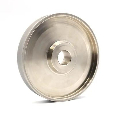 Galvanisierendes hölzernes Schleifscheibe-Metall Grit Silver Customized