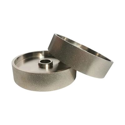 Galvanisierendes hölzernes Schleifscheibe-Metall Grit Silver Customized