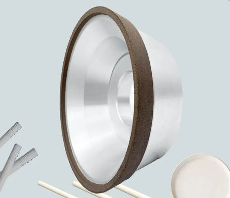 Keramische Schleifscheibe-Oberfläche ODM Diamond Cup Wheel Hardness Glass