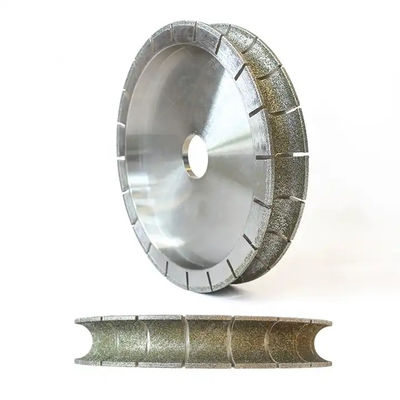 Glas segmentierte Schleifscheibe galvanisierte 150 Grit Grinding Wheel