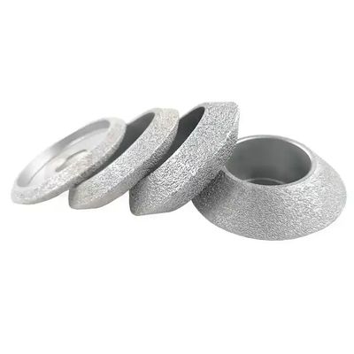 Kleine galvanisierte Schleifscheibe-silberne elektrische Schleifscheibe 50mm