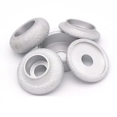 Kleine galvanisierte Schleifscheibe-silberne elektrische Schleifscheibe 50mm