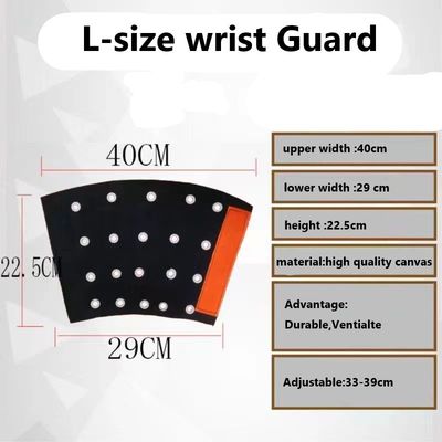 Multi Größen-starkes Segeltuch PBLOG und Edelstahl-Ring-Handgelenk-Schutz mit dem magischen Stock Anti-geschnitten für die Glasverarbeitung
