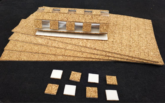1In Selbstklebstoff Korkenpolster Glas-Teiler Holz PVC-Kork-Schutzpolster