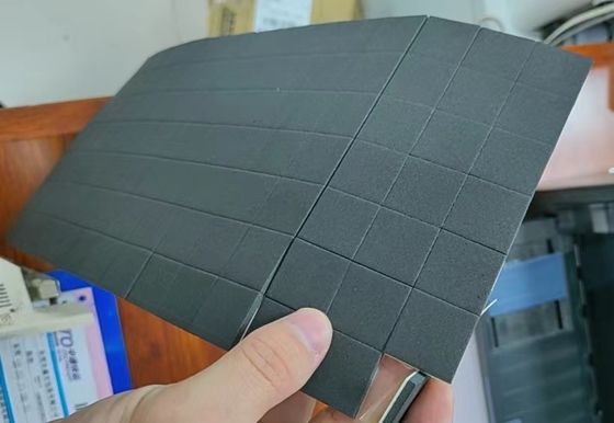 EVA selbstklebende Korkpolster 18*18*3mm Glasspalter für Glaslager