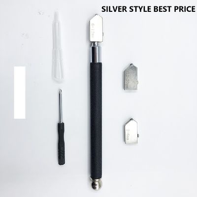 2 mm Glasschneidwerkzeug mit Ölbehältergriff und 145 mm schwarzem Stahlgriff
