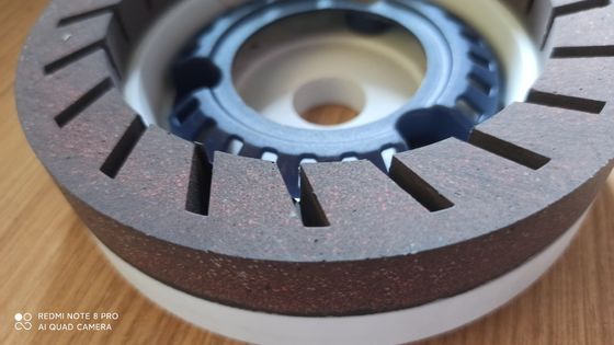 Schwarzgrünes Harzbecherrad Schleifwerk Hohe Helligkeit 150 mm Dünnglas Schutz