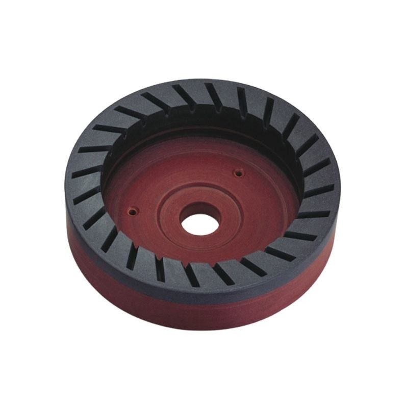 D150mm Innere Zähne Harzrad Schüssel Form kontinuierliche Diamant Schleifrad für Glas Bevel Kantenmaschine