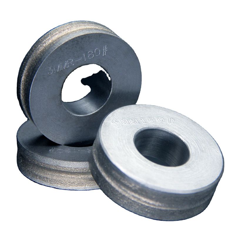 BOKE Mini-Size Bleistift Rand runden Rand Glas Stein Rand Diamant Schleifrad CNC-Maschine