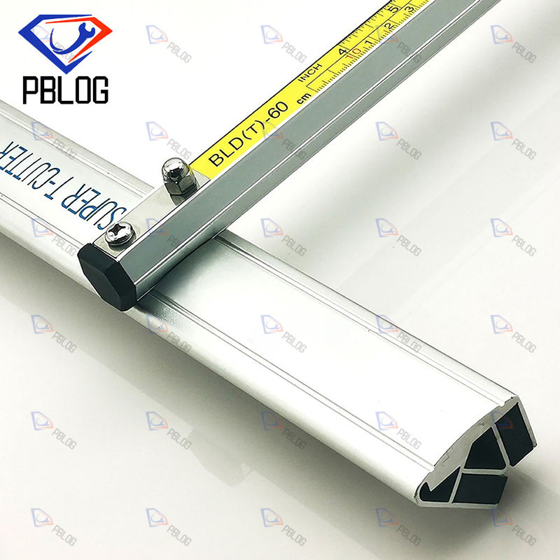Hochwertiges Handwerk Glas-Push-Messer T-Form-Schneider für Glas-Marmor-Keramik