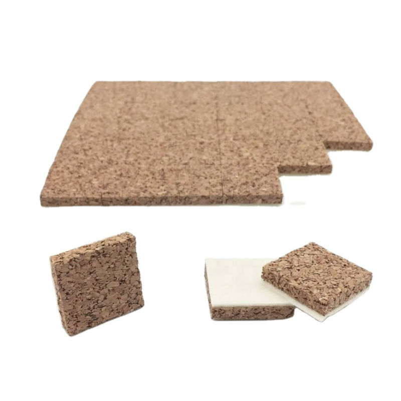 PBLOG Warmverkauf Glas-Teiler-Schutz Korkblöcke zum Schutz von Glas Korkmatte Pads statische Korkpad