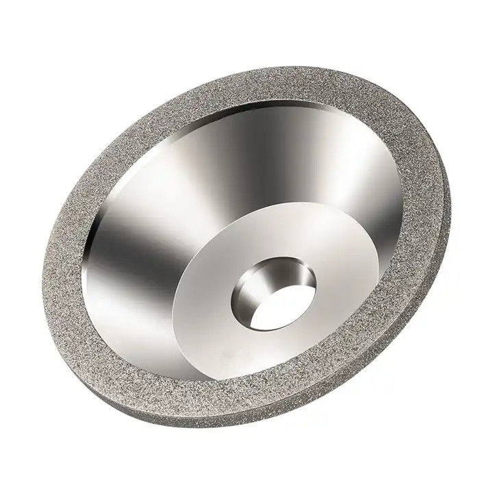 Art Schüssel galvanisierte Diamond Grinding Wheel Glass Edging-Silber