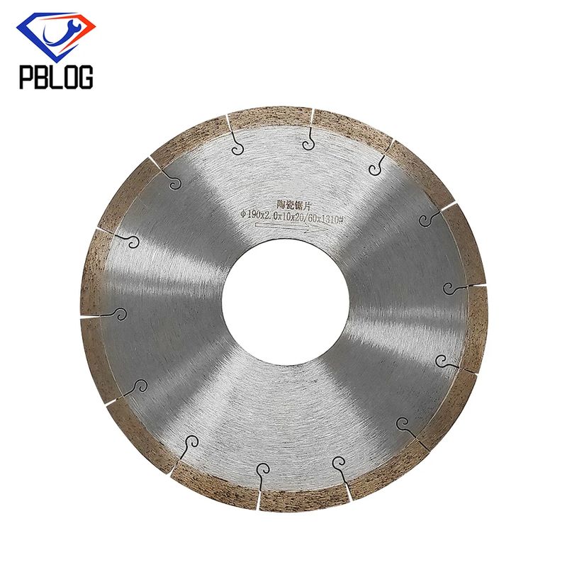 8 Zoll Diamant-Schnittscheibe mit Materialien Diamant Bohrungsdurchmesser 16-60 MM