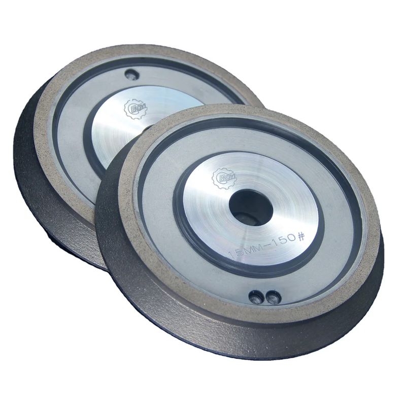Haltbarkeit Pblog 240# Grauer Diamantschleifrad Runder Rand 12/22/30mm Schieferloch
