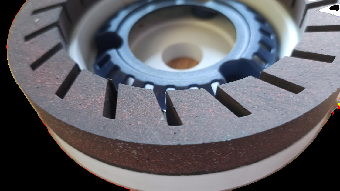 150mm Harzrad Hochschärfe für Beveling-Maschine 240 Grit Weißbraun Taschenrad