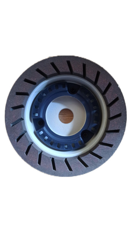 120# - 240# Weißbraun Hohe Härte Langlebiges Harzrad 12 mm Innenloch niedriger als 2800 RPM